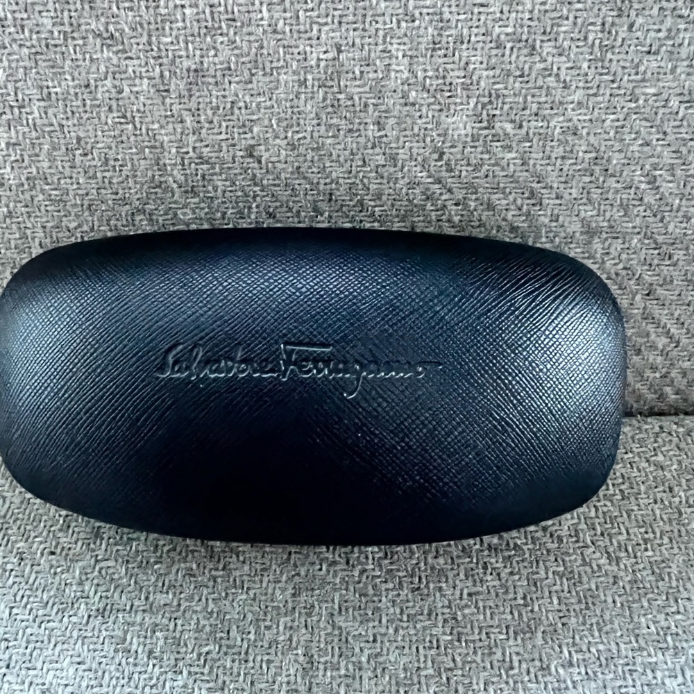 Salvatore Ferragamo Black Hard Sunglass Case NWOT